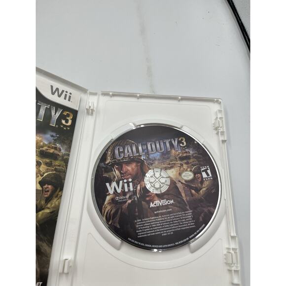 Call of Duty 3 (Nintendo Wii, 2006) Complete with Manual - Free Ship - Picture 4 of 6